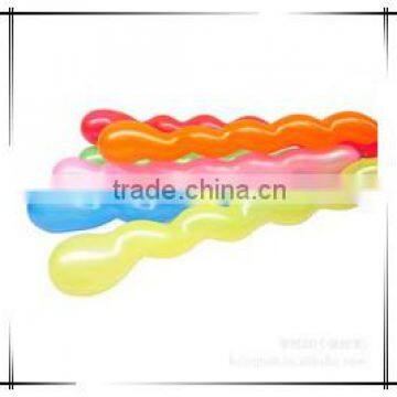 Funny long spiral balloons,screw balloons,latex balloons