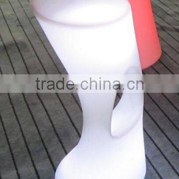 New PE Plastic Bar Stool With LED Light & Remote Control YXF-3884 photo-5