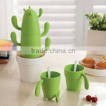D669 Eco-friendly Cactus Novelty Houseware Decorative Coffee Mugs