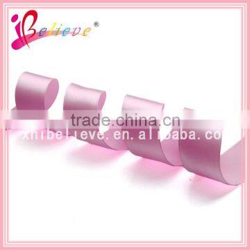 Famous Brand High Quality Polyester Satin Ribbon Ornaments Pink Ribbon Roll photo-2