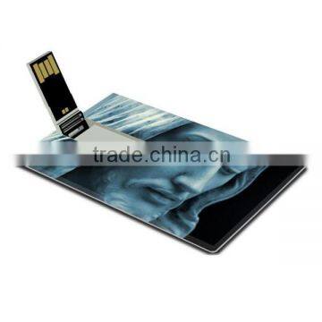 Personalized plastic flash drive usb card 2gb