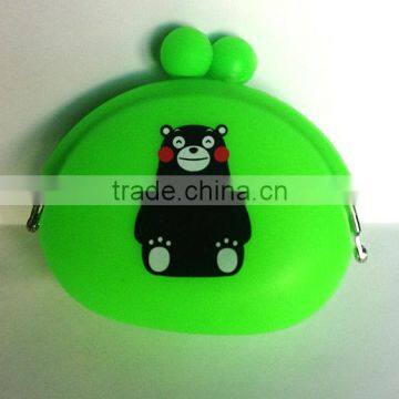 2015 Custom Silicone Rubber Colorful Metal Coin Wallet/change Wallets photo-3