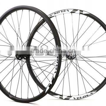 27.5er XC 27mm Light MTB Tubeless Carbon Bike Rim With Velosa Logo Hookless for Cross Country 650b Beadless Wheelets photo-2