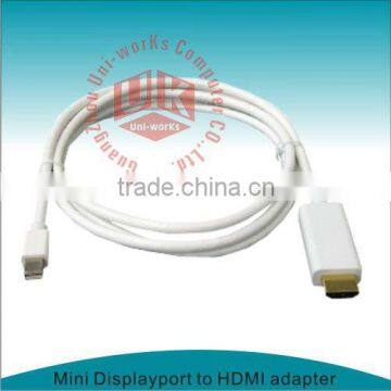 Mini Displayport/ Mini DP male to HDMI male cable adapter