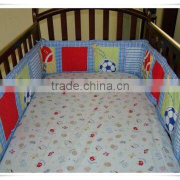 Baseball Boys 6pcs Bedding Set Baby From Professional Manufacturer photo-4