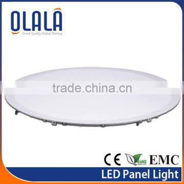 600*600mm round ultra tin led light panel ceiling