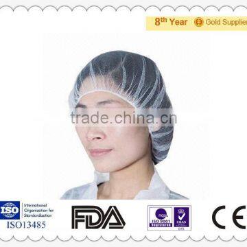 Disposable round Nurse Cap for hospital