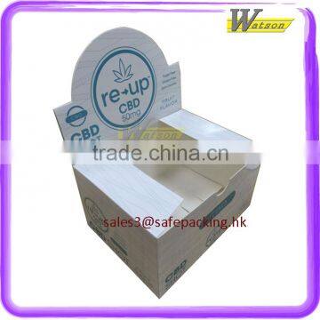 350g coated paper display box for snack