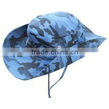 men's hat / bucket hat with camouflage print