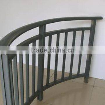 Outside PVDF Coating aluminum balcony handrail