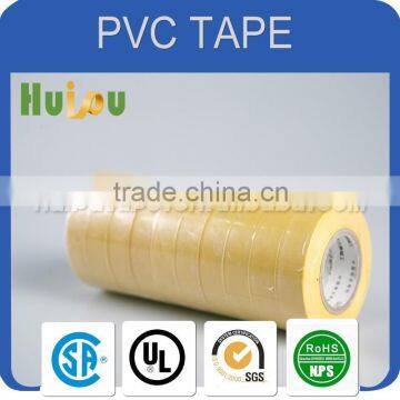 protective yellow pvc tape OEM logo embossed