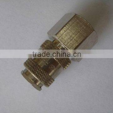 Female 1/2 Zinc, Chrome Plated Brass Quick Couplers For Water, Oil