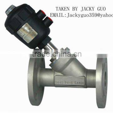 Pneumatic flanged Angle Seat Valve