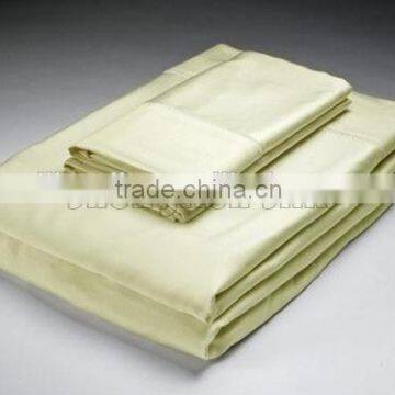 Cotton/Silk Bed Sheet Bedding Linen