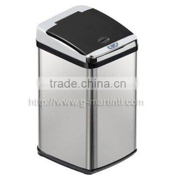 sensor trash bin,hands free wastebin,sensor garbage can