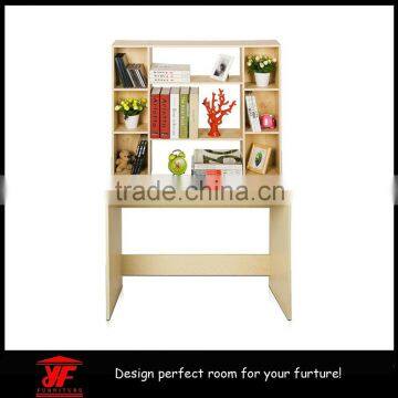 Home office furniture wood computer table with shelf