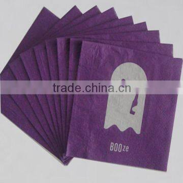 op Quality Full Color Logo Printing White Paper Napkin