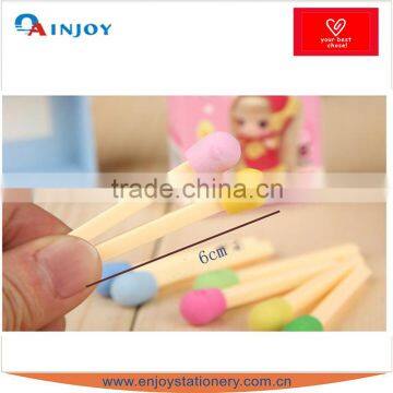 Lovely fresh creative cartoon simulation eraser match shape eraser