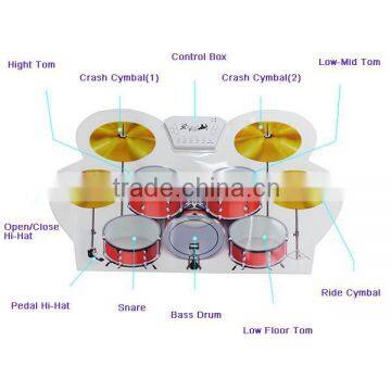 Electronic Foldable Mini USB MIDI Roll Up Drum Kit