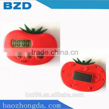 New Style Custom Tomato Orange Fruit Set Electronic Countdown & Countup Kitchen Timer in Red