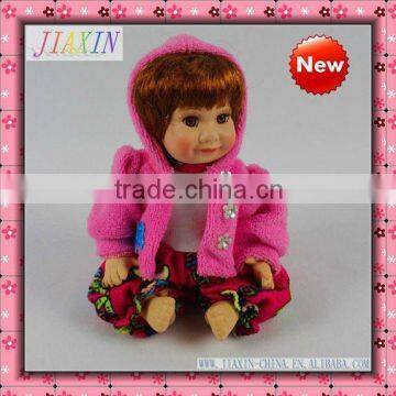 Ceramic decorative small dolls porcelain doll