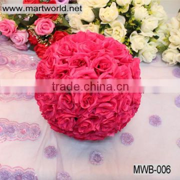 customized artificial flower ball for wedding events&party;Hanging wedding flower ball decoration(MWB-006)