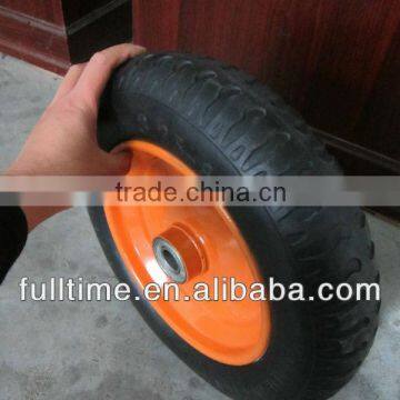 Black Renewable barrow rubber foam wheels