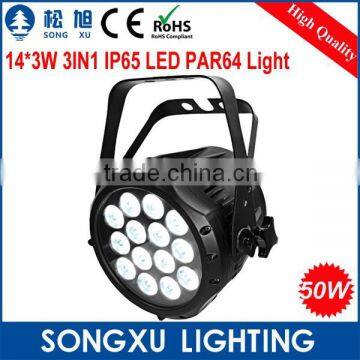 14*3w rgb outdoor led par 32 light for disco party event