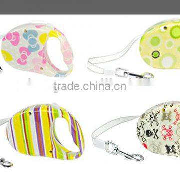 Small Dog Colorful Retractable Leashes, 3m Automatic Traction Belt 1/3