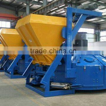 Double vertical Axles compulsory computerized Concrete Mixer JS500, horizontal