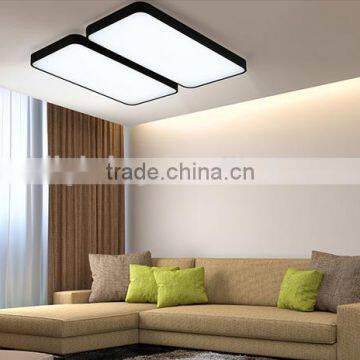 60w+60w Retangular Black Room Light photo-2