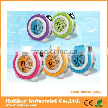 cheap plastic mini kids alarm clock