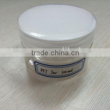 100ml plastic PET cosmetics Jar A-1