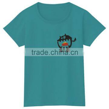 OEM Servece Cute Monster and Cake Heart Design for Girls Cotton Tshirt photo-2