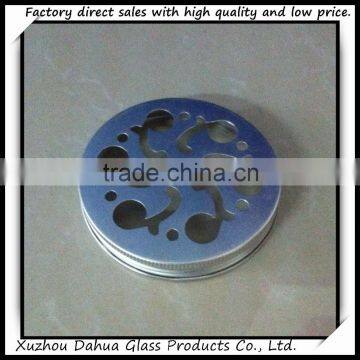 Pierced Metal Lids Aluminum and Iron photo-4