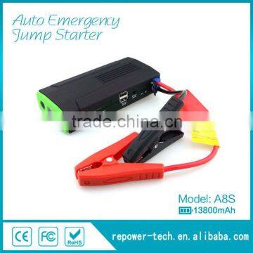 jump start type lithium battery mini jump starter 13800mah