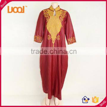 2016 wholesale hot sale long plus size style maxi woven new model african dresses for women