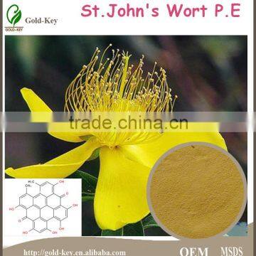 St. John's wort P.E with Uv 0.3% St of health food for best selling