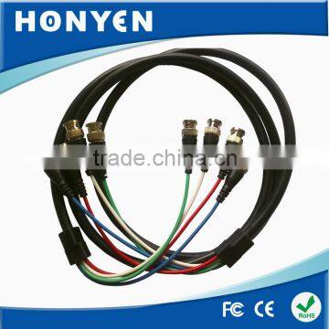 4 Head BNC-BNC Connector CCTV Cable