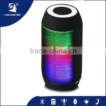 super bass bluetooth mp3 speaker with Led flash light TF card USB port FM radio