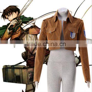 2016 Shingeki no Kyojin Eren Yeager Cosplay Costume Survey Corps Uniform Jacket Attack on Titan Cosplay