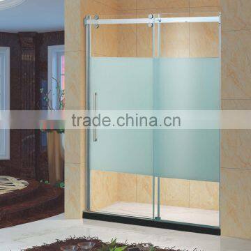 Tempered Glass Corner shower design Straight Slidingshower design Glass