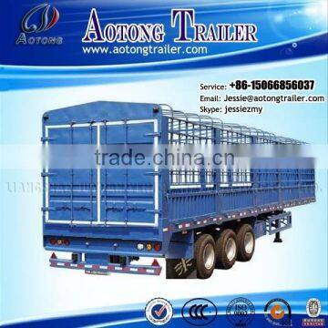 3 axle stake trailer cargo transport stake semi trailer 40ton load stake trailer