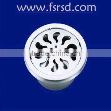 3.5'" Circular stainless steel floor drain