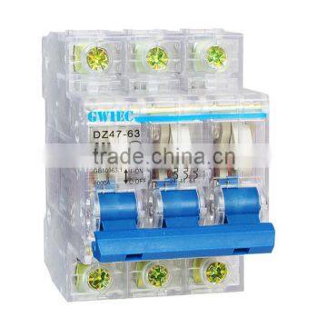 C45N Mini Circuit Breaker 3P DZ47-63 photo-2