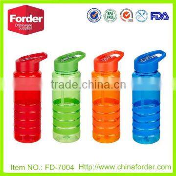 Portable Single Wall Tritan Plastic Water Bottle With Straw photo-1