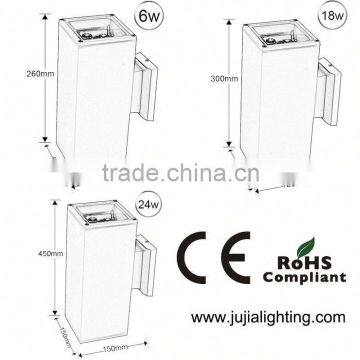 Indoor LED Wall Light Die-casting Aluminum Housing Indoor LED Wall Light 12W 24W 36W IP65 CE&RoHS