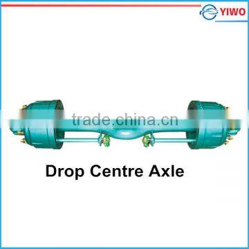 Truck drop centre axles