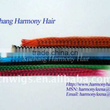 HOTSELL feather hair extension grizzly