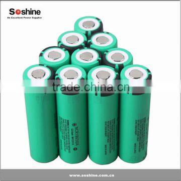 Wholesale NCR18650A Protected Rechargeable 3100mAh 3.7V 18650 Lithium Batteries authentic cells from Soshine